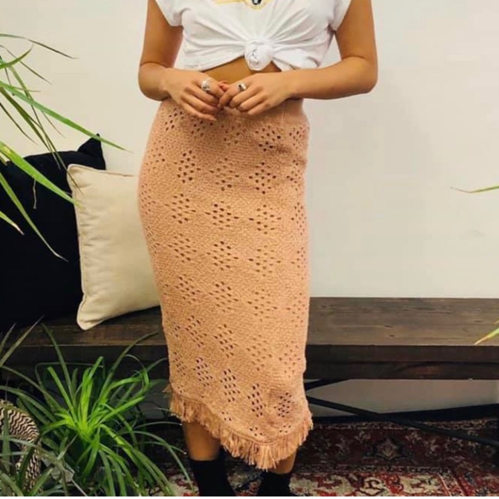 Eva stretch Knit Skirt